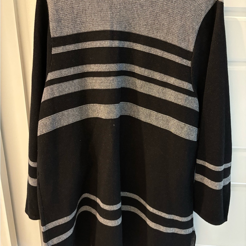 Kasper Sweater With Open Front - image 4